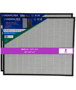 VioxFilter H14AF20241 MERV 14 Pleated 20&quot;x24&quot;x1&quot; AC Air Filter (Pack of 2) - £77.85 GBP