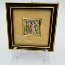 Vintage Miniature Sterling Silver Art Framed Wall Hanging Victorian Age ... - £40.96 GBP