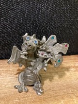 Vintage Comstock CCI Fantasy Figurine Baby Dragon and Fairy #4671 approx... - $27.58