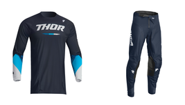 New Thor MX Midnight Pulse Tactic Dirt Bike Riding Racing Gear Jersey + Pants - £83.89 GBP