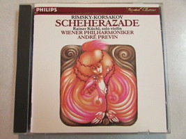RIMSKY-KORSAKOV Scheherazade Andre Previn Rainer Kuchl Solo Violin Classical Cd - £7.74 GBP