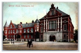 German House Building Indianapolis Indiana IN UNP DB Postcard J18 - $3.91