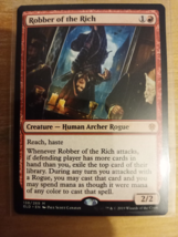 Robber Of The Rich Magic The Gathering Throne Of Eldraine Mythic MTG 138... - $4.90