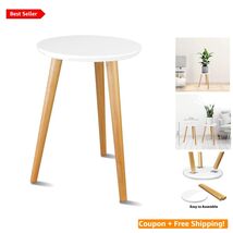 Sturdy 16.5" White Lacquered Plant Stand - Fits Various Pot Sizes, Easy ... - $40.54