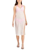 Miken Juniors Lurex Animal-Print Midi Cover-Up Dress Size:Medium Color:White - £25.71 GBP