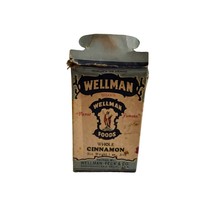 Wellman - Peck and Company Cinnamon Cardboard Spice Box Blue and Tan - £19.55 GBP