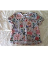 H&amp;M natalie lete floral short sleeve top t-shirt age 4-6 months  68cm - $9.01