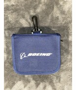 Boeing Toiletries Blue Travel Bag Case never used collectible rare find ... - $27.34 CAD