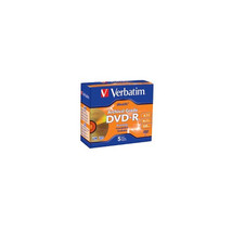 Verbatim 96320 5PK DVD-R 8X ULTRALIFE GOLD JEWEL CASE - £35.57 GBP