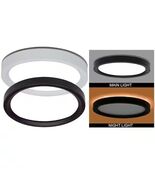 Commercial Electric 7.5&quot; Round LED Flush Mount ,Night Light Oil Rubbed B... - $16.07