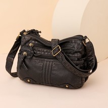 Women Bags  PU Leather Multi Pockets Hobo Handbag Retro Daily Crossbody Purse Vi - £61.64 GBP