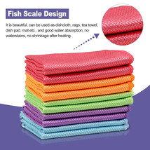 Luxury Microfiber Cleaning Cloths - Set of 10 - Effortless Streak-Free Cleaning - £28.03 GBP+