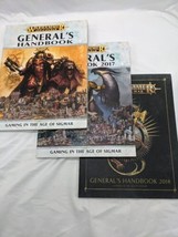 Lot Of (3) Warhammer Age Of Sigmar Generals Handbook 2016 2017 2018 - £41.78 GBP