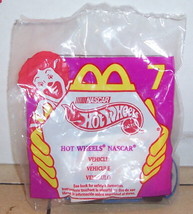 1998 McDonalds Hot Wheels Nascar Happy Meal Toy #7 MIP - £11.47 GBP