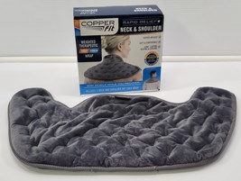 *D) Copper Fit Rapid Relief Neck &amp; Shoulder Weighted Therapeutic Wrap - €16,94 EUR
