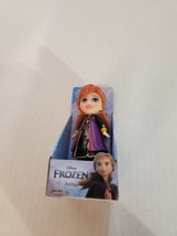 Disney Frozen Poseable Mini Doll Toddler Miniature 3.5&quot; Figure ANNA Adventure - £9.22 GBP