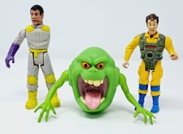 The Real Ghostbusters Action Figure Lot (3) Slimer Winston Peter Parts or Repair - $17.27