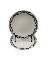 Set of 2 Tabletops Unlimited Gallery Blue and White Ceramic 11&quot; Dinner P... - $35.92