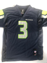 Seahawks Jersey Wilson Youth Large NFL Football Navy Blue - $9.49