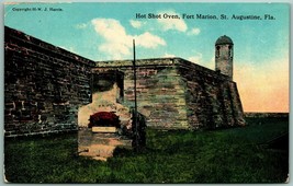 Hot Shot Oven Fort Marion Florida FL UNP Unused DB Postcard F9 - £3.07 GBP