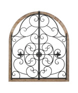ARCHED WOOD AND IRON WALL DÃƒâ€°COR - $2,182.44 MXN