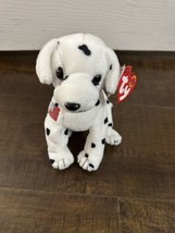 Ty Beanie Babies Rescue FDNY Dalmatian Plush 6 Inch Stuffed Animal Toy - $19.68