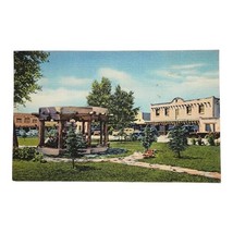 1952 Taos, New Mexico The Plaza Curt Teich Linen Postcard WOB - $8.59