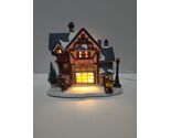 Winter Valley Porcelain Lighted House Toy Store Village w/ Horse Carriag... - $29.69