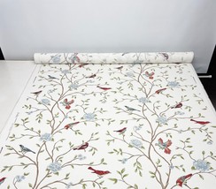 Trend Vern Yip Jamison Exotic Garden Bird Linen Multiuse Fabric By Yard 54&quot;W - £16.07 GBP