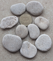 10 small Medium Beach Natural Pebbles Stone Rock without holes of Israel... - $4.72