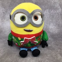 Illuminations Minions Bob 10” Despicable Me In Holiday Sweater Stuffed Plush - $14.69