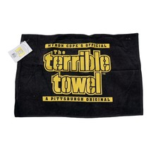 Terrible Towel Pittsburgh Steelers Black &amp; Gold - $19.79