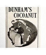 Dunham Cocoanut Coconut 1897 Advertisement Victorian Baking Dessert DWFF19 - €17,22 EUR