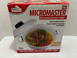 AS SEEN ON TV Handy Gourmet MicroMaster Pressure Cooker in Original Box - £7.49 GBP