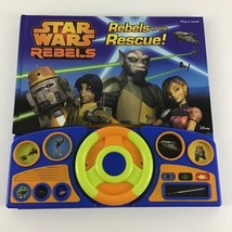 Star Wars Rebels Hardcover Play A Sound Talking Board Book Rebels To The Rescue - £14.99 GBP