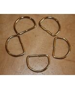 20mm Brass D Ring. Ideal for curtain tie backs and other craft ideas.Pac... - $78.10 MXN