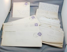 WWII US Navy Letters Home Collection To Wife &amp; Children Chicago IL - $325.00