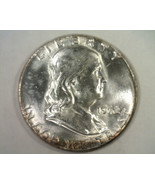 1962 FRANKLIN HALF DOLLAR CHOICE UNCIRCULATED CH. UNC. ATTRACTIVE ALBUM ... - £18.80 GBP