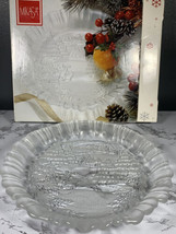Mikasa &quot;Winter Dreams&quot; BON BON 9&quot; Decorative Crystal Plate - Germany SA 951/902 - £19.83 GBP