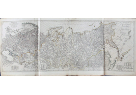 French author 18C Russian empire large map incl. Alaska published Robert Sayer - £276.78 GBP