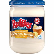 2 Jars of Ruffles Onion Flavored Dip 425g Each -From Canada -Free Shipping - $26.13