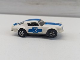 Aurora AFX 1970 Camaro White W/ blue stripe # 3 USED Slot Car Ho Scale -... - $38.69