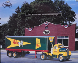 First Gear Mack Hauling Series Model B - 61 Tractor Trailer # 102 JJ229 With Box - £77.35 GBP