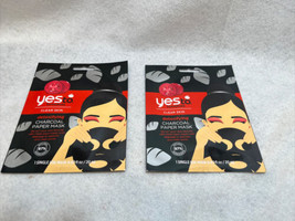 2X -  Yes To Tomatoes Clear Skin Detoxifying Charcoal Paper Spa Mask - $1.98