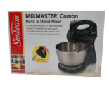 Sunbeam Mixmaster Combo Hand &amp; Stand Mixer 5 Speed 2.1 Amp 3 Qt Bowl FPS... - £37.71 GBP