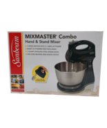 Sunbeam Mixmaster Combo Hand &amp; Stand Mixer 5 Speed 2.1 Amp 3 Qt Bowl FPS... - £37.61 GBP