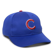MLB Chicago Cubs Raised Replica Mesh Baseball Hat Cap Style 350 Adult - £15.75 GBP