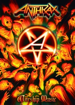 ANTHRAX Worship Music FLAG CLOTH POSTER BANNER CD Thrash Metal - £15.73 GBP