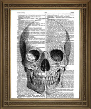 Vintage Dictionnaire Livre Page Imprimé: Death Mort Antique Stylo Et Enc... - £5.16 GBP