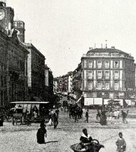 Puerto De Sol Madrid Victorian 1898 Print Cuba&#39;s Freedom Spanish War DWU15 - $550.13 MXN